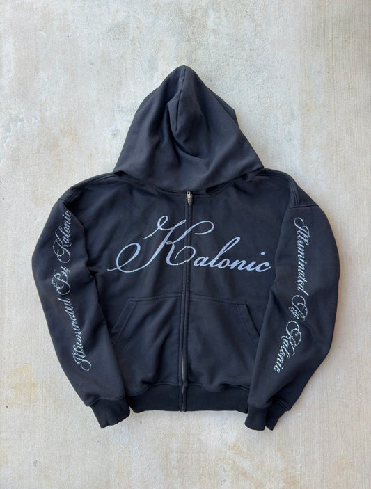 ILLUMINATED BY KALONIC BLACK ZIPUP