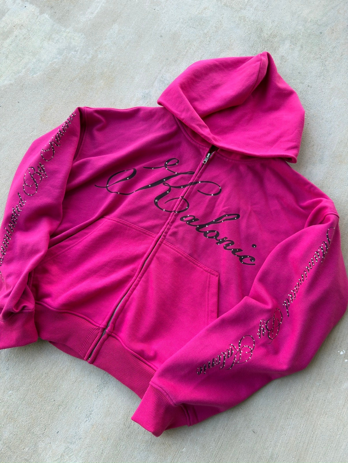 ILLUMINATED BY KALONIC PINK ZIP UP