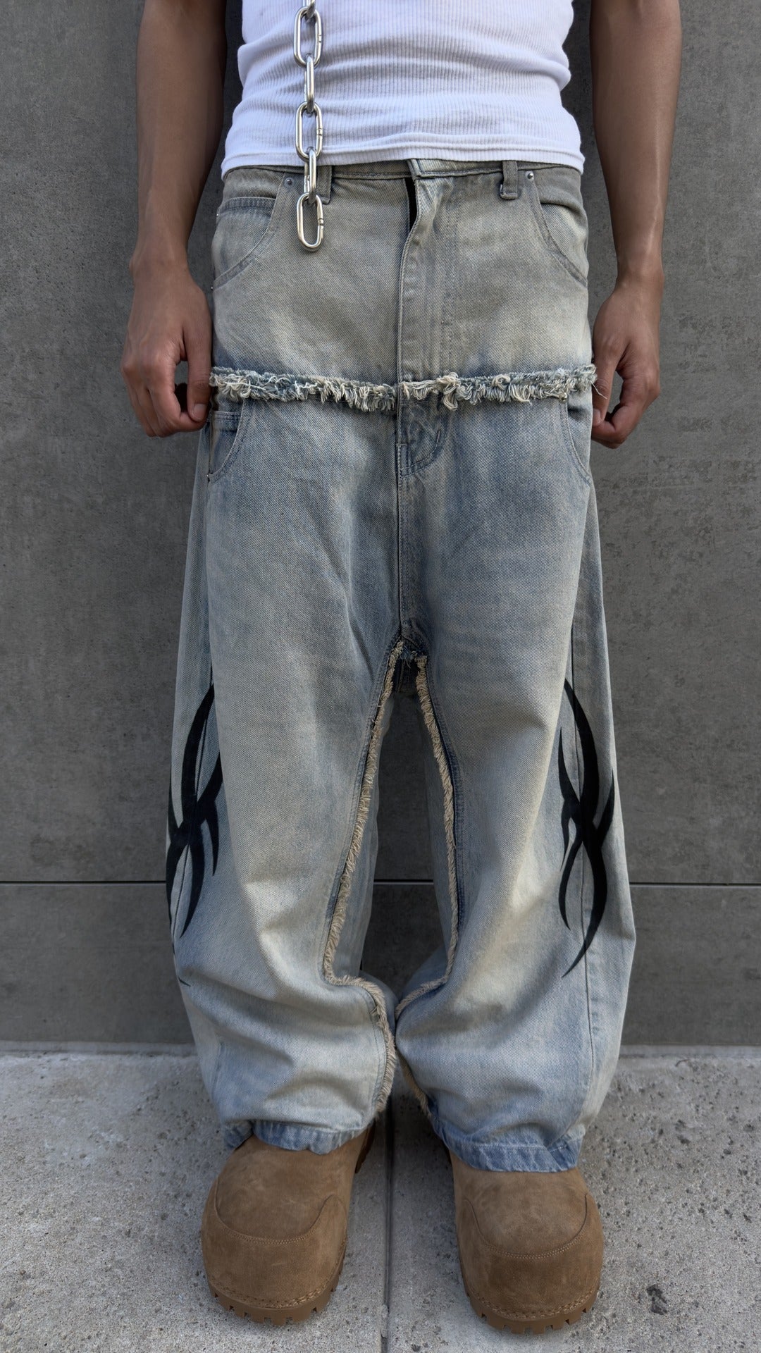 "VENGEANCE" DOUBLEWAIST DENIM